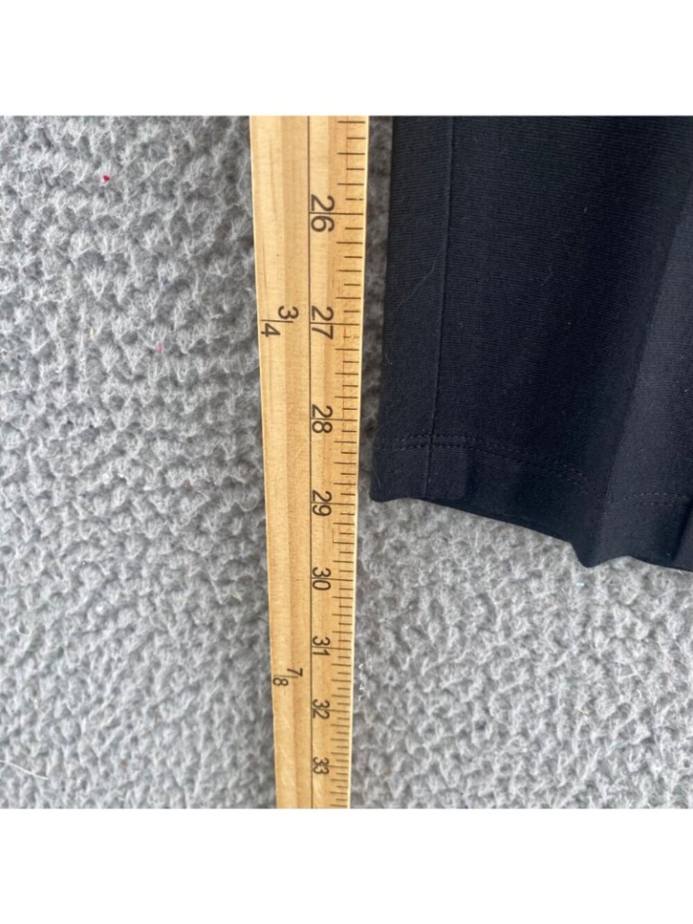 Lafayette 148 Pants Womens Small Black Stretch Knit Faux Suede Side Seam Hi Rise - Picture 10 of 12